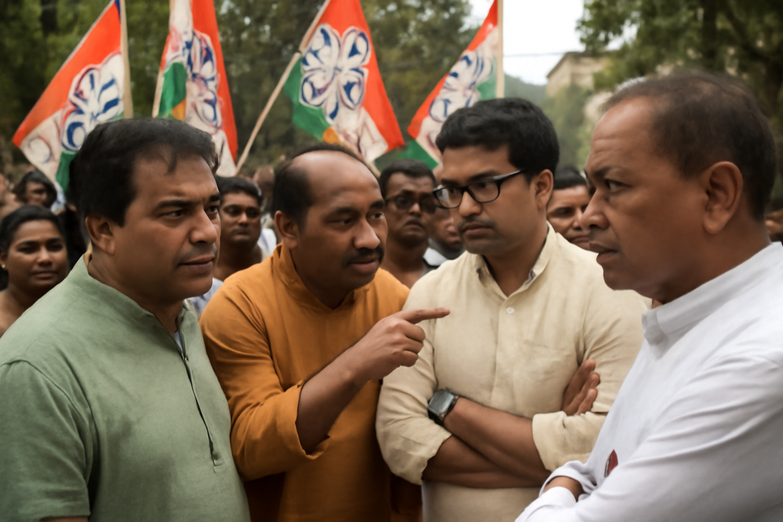 TMC और बागी गुट में सियासी तनाव बढ़ा, 10 विधायकों को नोटिस जारी