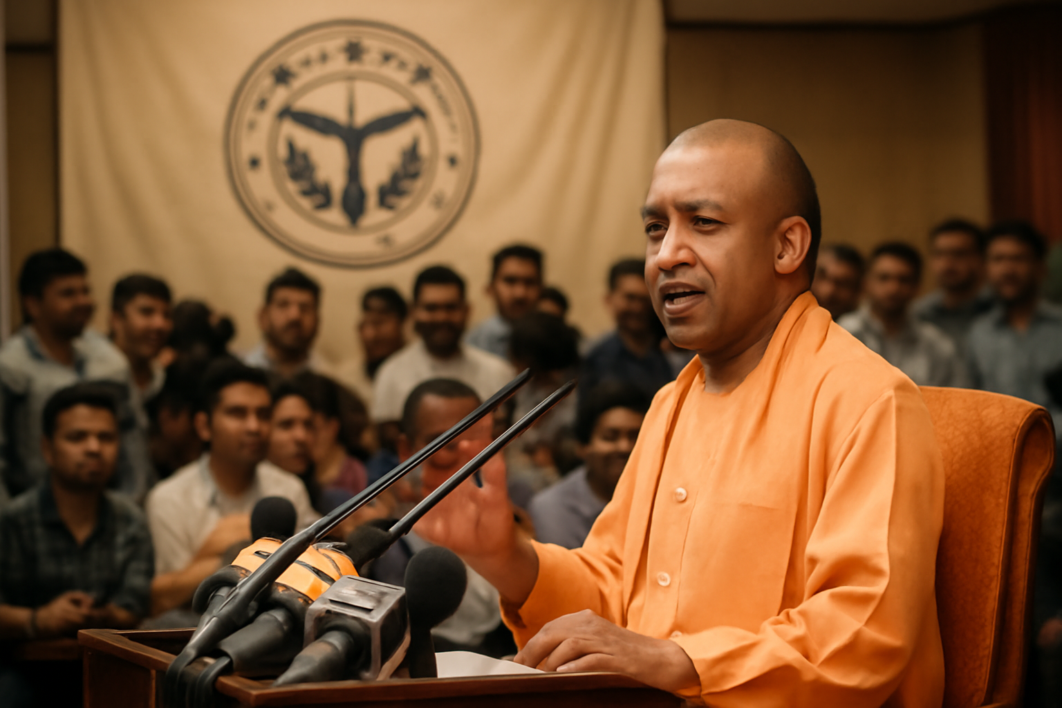 योगी आदित्यनाथ का पूर्ववर्ती सरकारों पर हमला: कानून व्यवस्था सुधारने का दावा