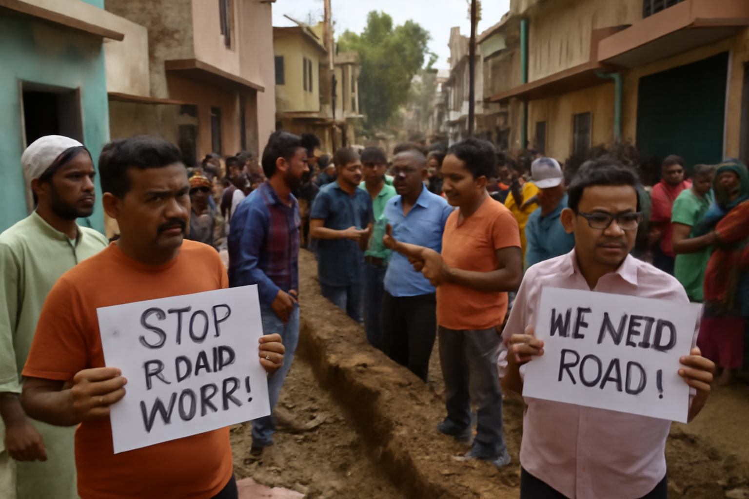 छपरा के मौना नीम इलाके में सड़क निर्माण पर हाईकोर्ट की रोक, 12000 लोग प्रभावित